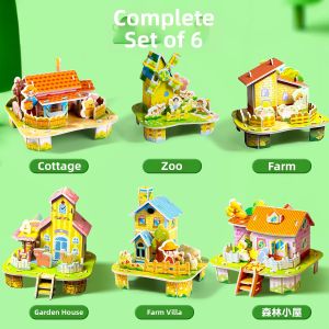 MOWEI | Educational DIY 3D Puzzle House for Children
