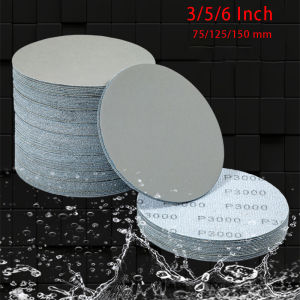 3/5/6 Inch Sanding Discs Assorted 60-10000 Grit Wet & Dry Sandpaper 75/125/150mm Compatible for Random Orbital Sanders Polishing