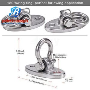 【COD】 Stainless steel heavy duty hook / swing buckle / swing hook / sandbag hook cover for sandbag swing of Yoga hammock（Two styles randomly sent）