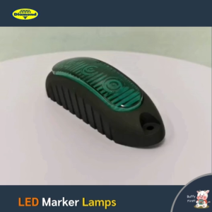 ไฟสัญญาณ LED ไฟสัญญาณสีเขียว ไฟติดรถยนต์  รถบรรทุก 12V ปลายสายเปลือย (01-200)