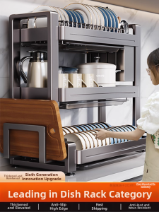 B&W | Kitchen Multi-functional Storage Rack