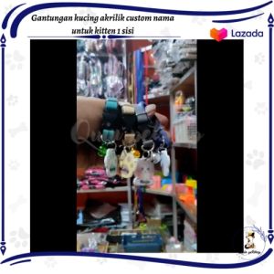 kalung kucing nama custom / custom nama akrilik untuk kitten / kalung kucing nama kitten