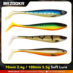 Bazooka Soft Baits Fishing Lure Silicone Sink Shad Shiner Duck Swimbait Wobblers Carp Worm Pesca Bass Paddle Pike Jigging Winter