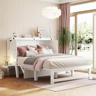 Folding Hidden Storage Bed Frame