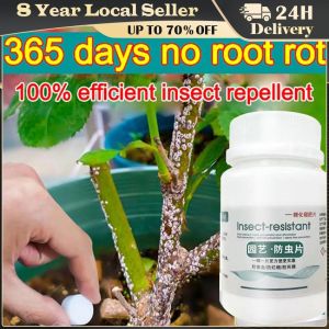 🐛🐛🐛【1 Tablet Effect Lasts 300 Days】Plant Pest Control Insecticide Pesticides 200pieces for aphids sucking and chewing insects killer Natural Organic Pest Control Fungicide insecticide and pesticides for plants 306A-ZJJ-Pesticide-Tablets