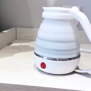 Teko Lipat Listrik Portable Folding Kettle Electric Pemanas Air Travel LS