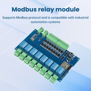 DC 9-24V 4 8 Channel Relay Module ESP32 WIFI Bluetooth Development Board RS485 Modbus Optocoupler Isolate Module CH340 Type-C
