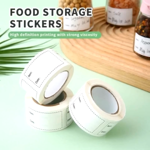 2Rolls Storage Label Date Content Label No Residue Food Safety Date Sticker For Home Storage Tags