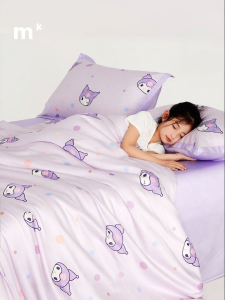 MERCURY Kids | Merody Kuromi Printed Cotton-Lyocell Childrens Bedding Set 4pcs