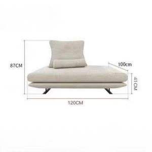 YIZUO | No Armrests Fabric Sofa Small Home Minimalist Design Modular Mobile Backrest