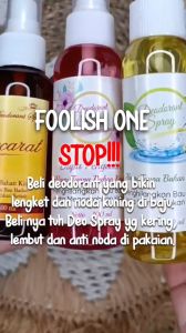 Alami Deodorant Spray Tawas Penghilang Bau Ketiak dan Kaki
