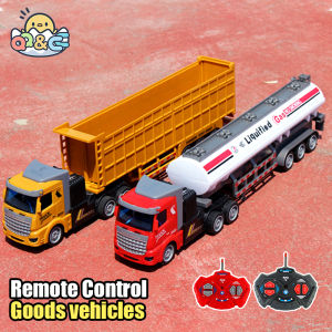 1/48 36Cm Big Rc Truck Model 27 Mhz Wireless Remote Control Dump Truck Transporter Container Truck Rc Car Toys for Boy Kid Child