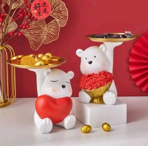 Dekorasi Meja Estetik Dengan Nampan Tray Organizer Penyimpanan Multifungsi Gaya Nordic