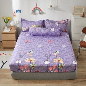 Korean Style Fitted Bed Sheet 4/5/6feet All-inclusive Bedspread (Pillowcase and Bolster Cover Purchased Separately)