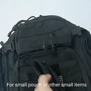 JS SHOP Tactical D Locking Ring Buckle Carabiner Plastic Clip Snap Type Tactical Vest Bag Connection Point Fastener