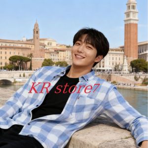 Kemeja Flanel Kotak Kotak  Flanel 3D Pria Wanita Lengan Panjang