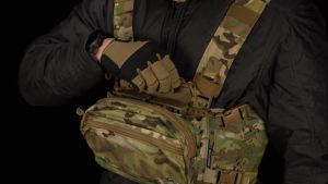 2024Tactical  Pocket Admin Pouch Lightweight Storage Hook Loop Organizer Zipper Closure Bag For Chest Rig Vest Plate Carrier