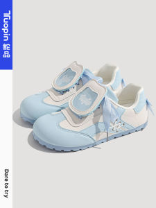 Blue Ballet Bubble Shoes Womens Original Big Head Casual Cute Dytain Shoes Fashionable Casual Style Student Youth Suitable