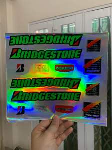 Bộ tem dán xe đạp Bridgestone chữ màu xanh hàng nhập Thái Lan chất lượng cao dành trang trí riêng cho dòng xe này tem màu sắc cực đẹp và bền giá bán cực tốt bán lẻ như bán sỉ