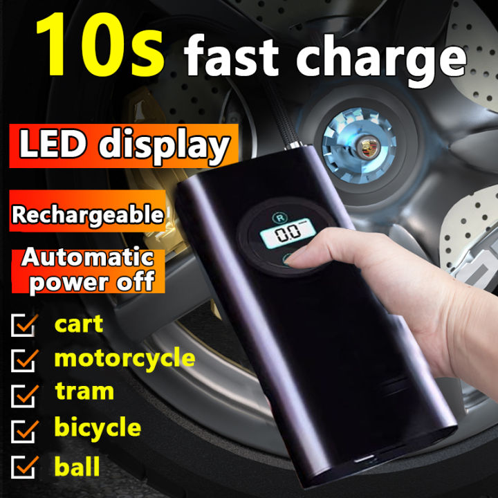 【Special for automobile】mini compressor air machine portable air compressor for vulcanizing tire inflator for car heavy duty tire inflator motorcycle compresor air pump for car tire portable Car tire pump Portable Quick Inflation Air Compressor for Car