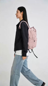 RONINA Japanese-Style Backpack Matte Twill Soft Lightweight Daily Essential for School Travel & Casual Outings | R6274