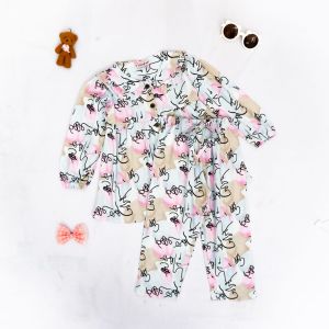 "NCC" Usia 1-4 tahun Setelan Panjang Anak Perempuan AIRIN By Bobokids Oneset Baju Anak Cewek Murah