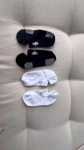 alo yoga Stokin Sukan Tidak Licin Stokin Bot Pilates Stokin Yoga Baharu Stokin Pendek Warna Pejal Stokin Bot Sukan