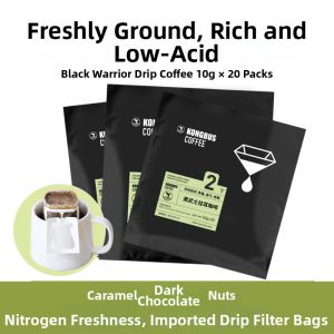 KONGBUS COFFEE | Pour-Over Drip Coffee Powder 20 Pieces