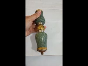 Bandul Batu Hijau AS 3/4" ornamen hiasan railing tangga balkon pagar