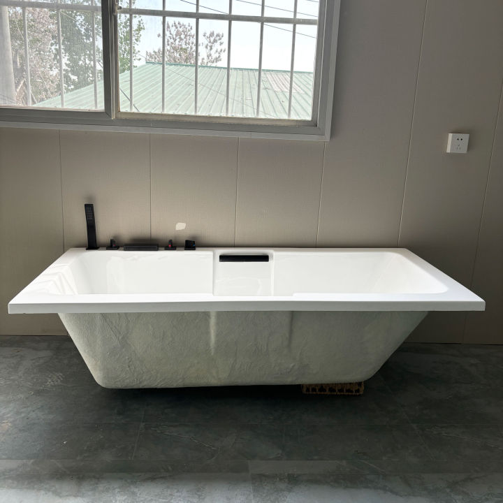 BULANG |Built-in Bathtubs, Acrylic Bathtubs for Home Use, Extra-Thick ...