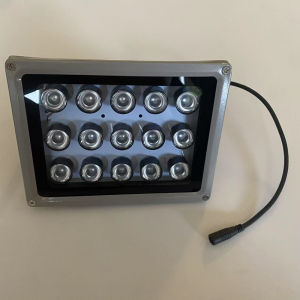 กล้องวงจรปิดไฟ LED กันน้ำกลางแจ้ง IR ไฟส่องสว่างแสงอินฟราเรดกล้องวงจรปิด IR เติมแสง DC12V สำหรับกล้องรักษาความปลอดภัย