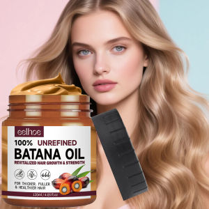 EELHOE | Batana Oil Natural Hair Care Cream Strengthen Scalp Boost Thicker Fuller Healthier Hair Nourishing Daily Hair Treatment Balm
