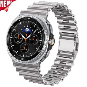 Luxurious Stainless steel Magnetic Strap For Samsung Galaxy Watch 8 40/44MM Business Bracelet WatchBand For Galaxy 8Classic 46mm