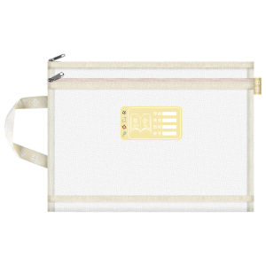 Túi Đựng Tài Liệu Lưới Hai Lớp Trong Suốt Dung Tích Lớn Có Khóa Kéo Túi Đựng Sách Cho Học Sinh Túi Đựng Tài Liệu A4 Túi Đựng Bài Kiểm Tra Túi Đựng Tài Liệu Học Sinh