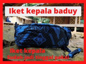 Iket kepala baduy blangkon iket hitam biru ikat baduy praktis tinggal pakai sudah jadi