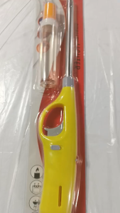 Qualty Lighter Utility  with extra refillable gas with safety lock and adjustable Flame