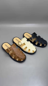 (Size 37-40) 062-1 Sandal Wanita Sandal Bustong Sandal Karet Lentur Terbaru
