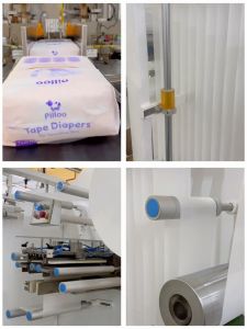 Pilloo Baby Diaper Tape S-M | Ultra-Soft | Egypt Calendula Extract | Dry-Fitt Technology | 3D Pearl Surface | Seamless Waistband | S52M48