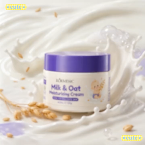 120g Milk & Oat Baby Moisturizer Cream Nourishing Hydrating Cream For Kids Delicate Skin Daily Skin Care