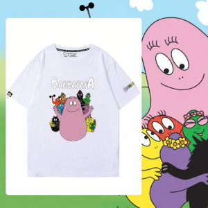 senwdsi | Family Cartoon Short Sleeve Cotton Leisure T-shirt