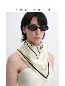 High IQ Original Color Block 100 Silk Scarf