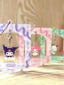 Sanrio Cartoon Keychain Bag Charm Cute Hello Kitty My Melody Pachat Dog Creative Gift Festival Supplies Plastic Material