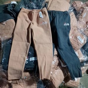 การจัดการรุ่นฤดูใบไม้ร่วงและฤดูหนาวเดอร์แคชเมียร์เพิ่มความร้อนกางเกงรักษาความอบอุ่นสำหรับเด็กชายและหญิงกางเกงเลกกิ้งกางเกงฤดูใบไม้ร่วง