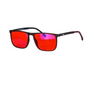 SHINU Blue Light Blocking Glasses with Red Lenses Protect Your Eyes From Digital Strain Good Sleep Glasses Men Red Eye Lens
