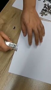 HHsociety คลิปหนีบกระดาษพกพา แบบใช้ซ้ำได้ สำหรับโรงเรียนและส่วนตัว