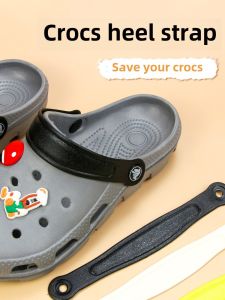 Durable Soft Replacement Shoe Laces Anti-Loss Strap Detachable Clog Shoe Buckle Tie Sandals Accessories Summer 2024
