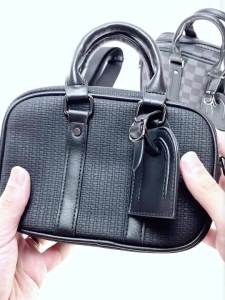 Plaid Pattern PU Leather Man Crossbody Bag Men Sling Beg Silang Lelaki Beg Sandang 斜挎包男 单肩包男 316