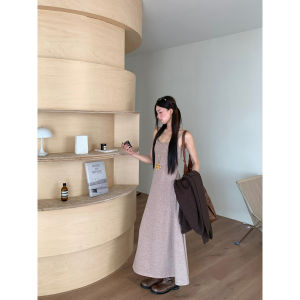 Strap Autumn Elegant Long Dress