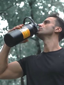 New Tumbler sus304 Stainless Steel Thermos Cup Mug Bottle 2 Way Vacuum Flask Botol Air Tahan Sejuk Panas Bekas 1500ml 保温壶