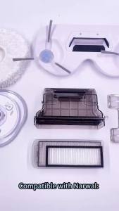 Robot Vacuum Cleaner Mop Cloth Mopping Modules Accessories Kit For Narwal T10 J1 J2 Mop Stand And Mop Pad Part